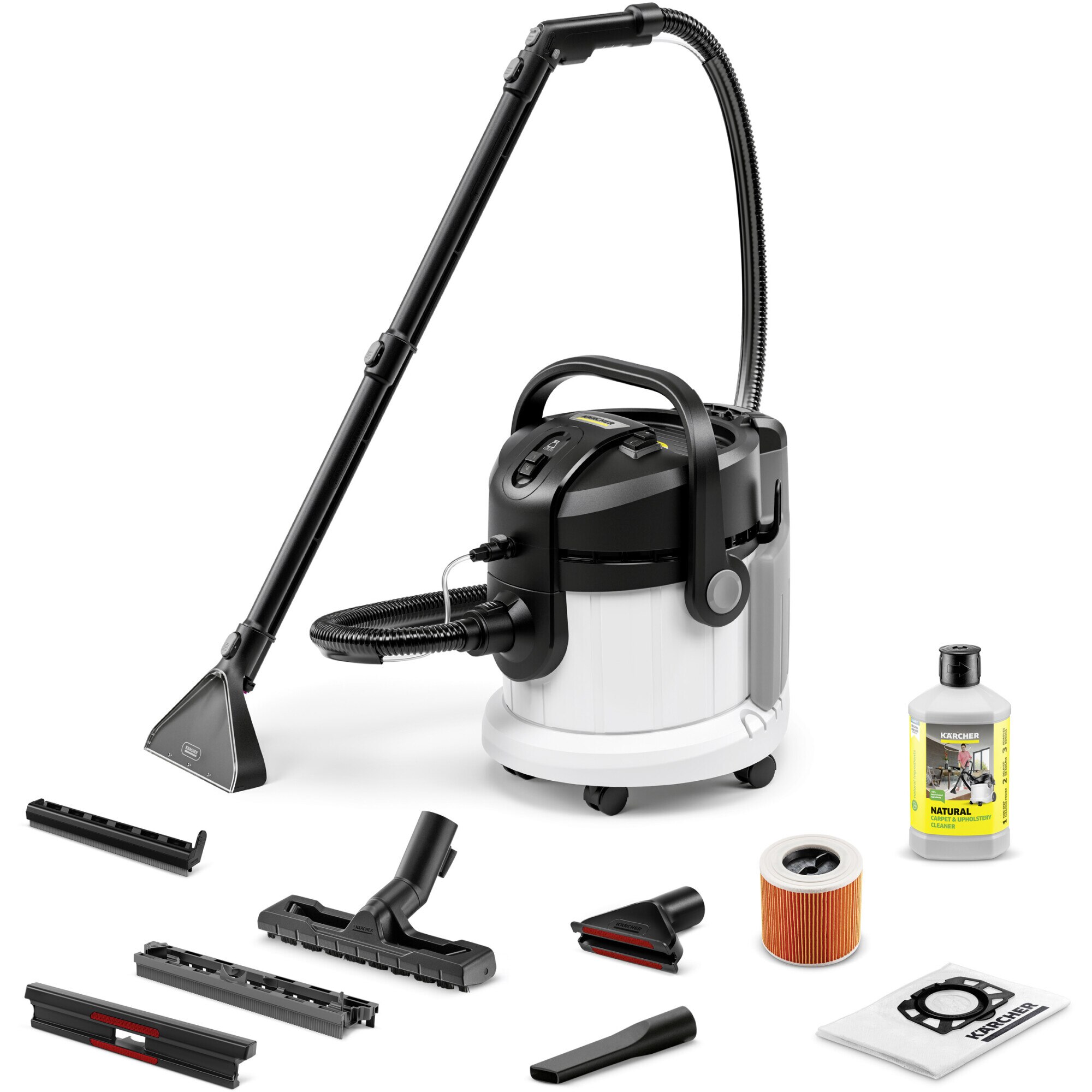 Karcher SE 4 N1 vacuum cleaner, 1000W, injection cleaning, wet/dry vacuuming, white