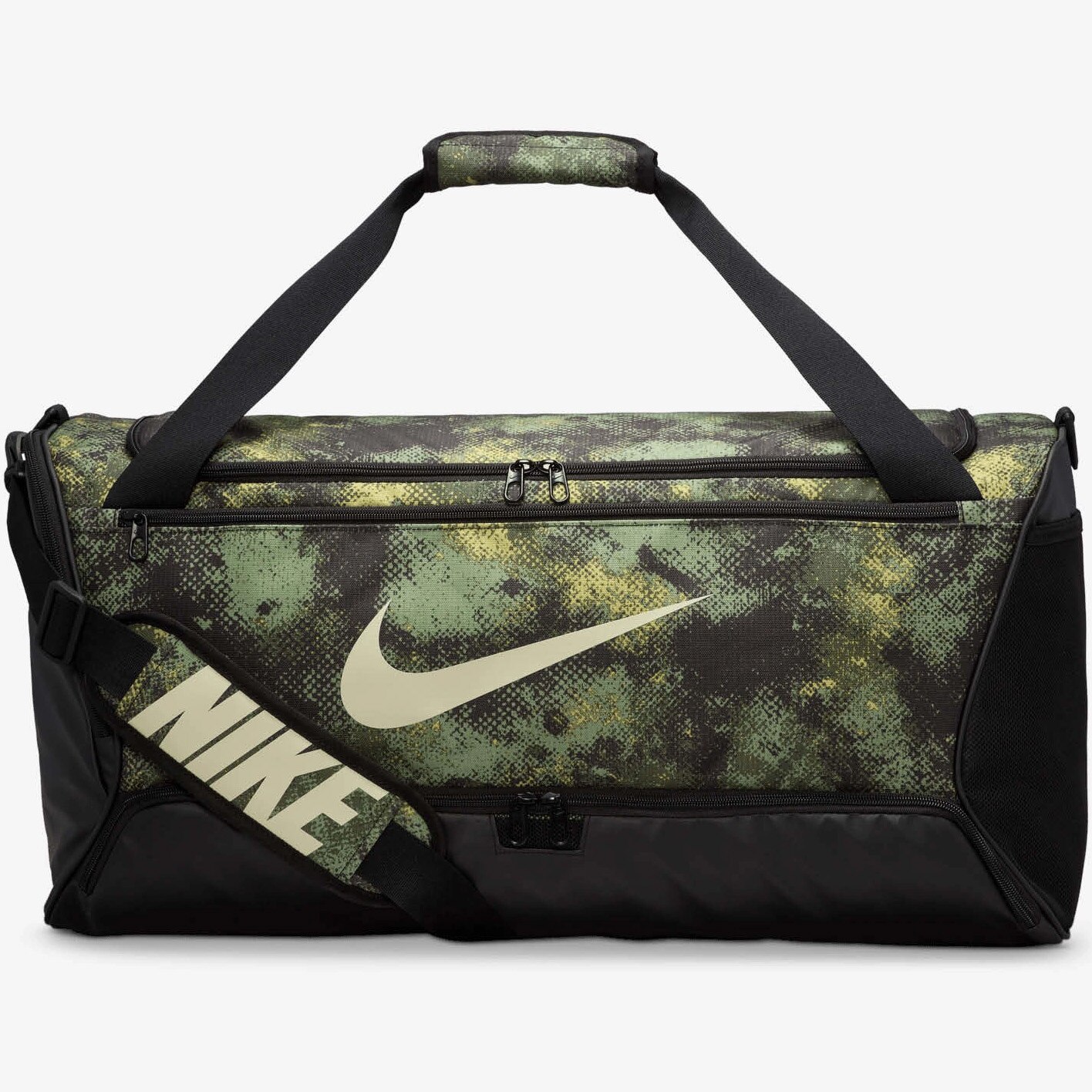 Geanta sport Nike Brasilia 9.5 M Camo AOP, 60 litri