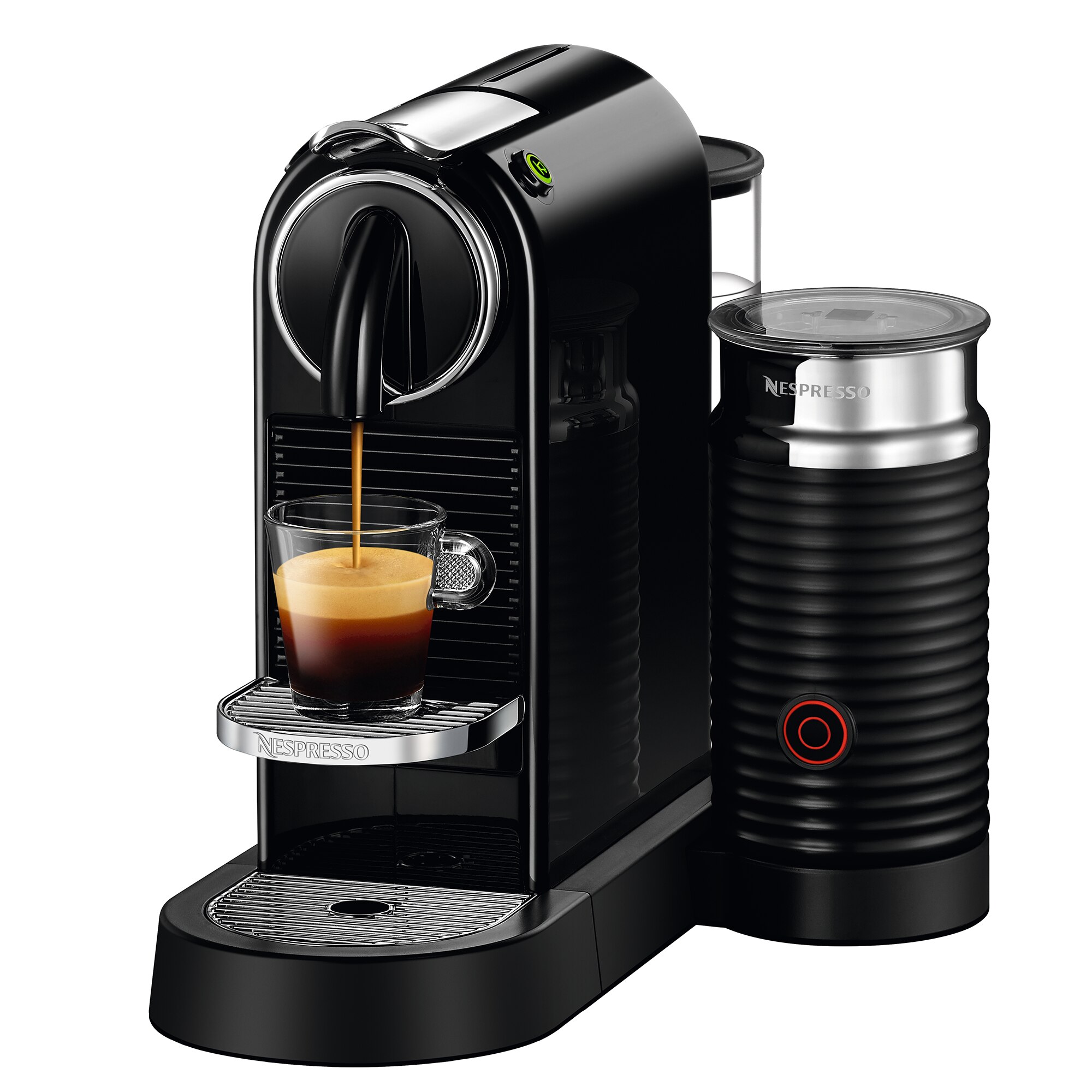 Nespresso by De'Longhi CitiZ &amp; Milk espresso machine, 1710 W, 19 bars, 1 L, black + 14 gift capsules