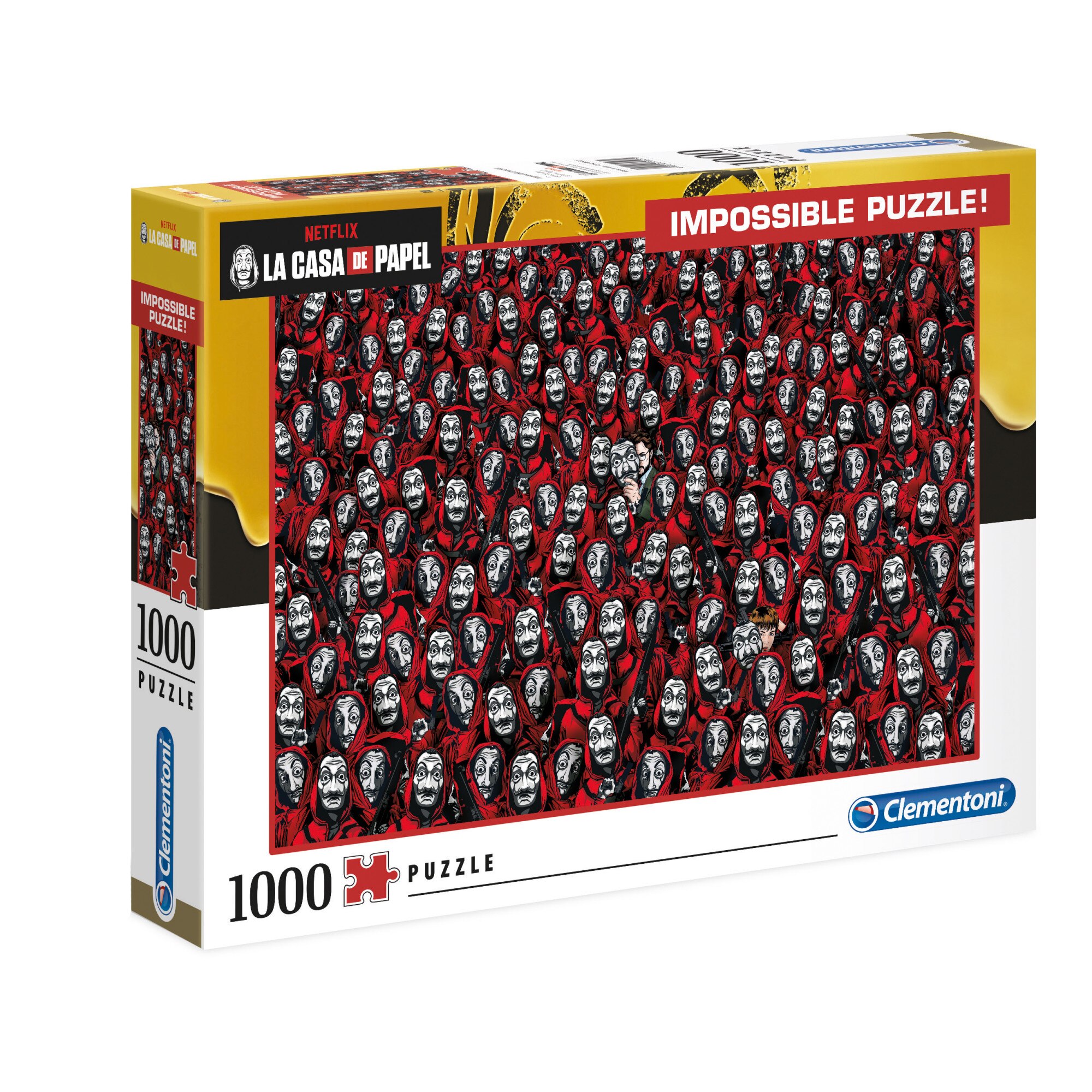 Puzzle Clementoni - La casa de papel, Impossible, 1000 piese