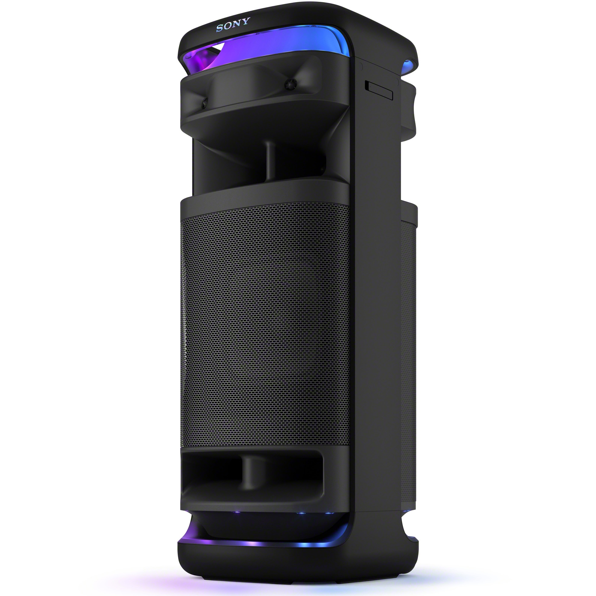 Sistem audio Sony ULT TOWER 10, Bluetooth, ULT Power Sound, Ultimate Deep BASS, Boxe X-Balanced, Iluminare LED 360, Funcții de petrecere, Microfon wireless, Negru