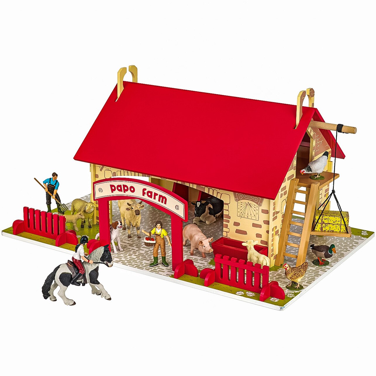 Set figurine Papo - Animale de la ferma, Prima mea ferma