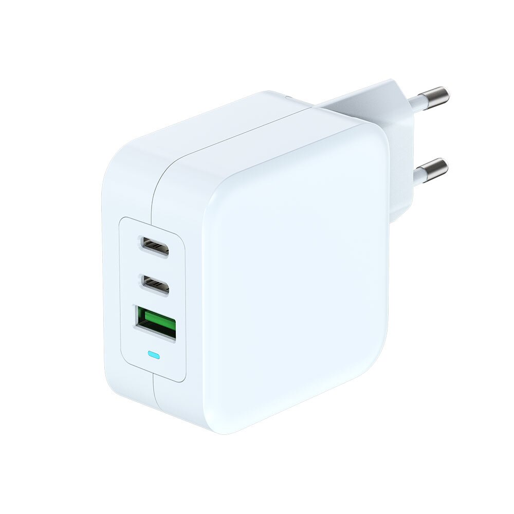 Incarcator de retea Tehnologie GaN 3 porturi (2x USB C, 1x USB 3.0)Power Delivery 100W + QC 30W