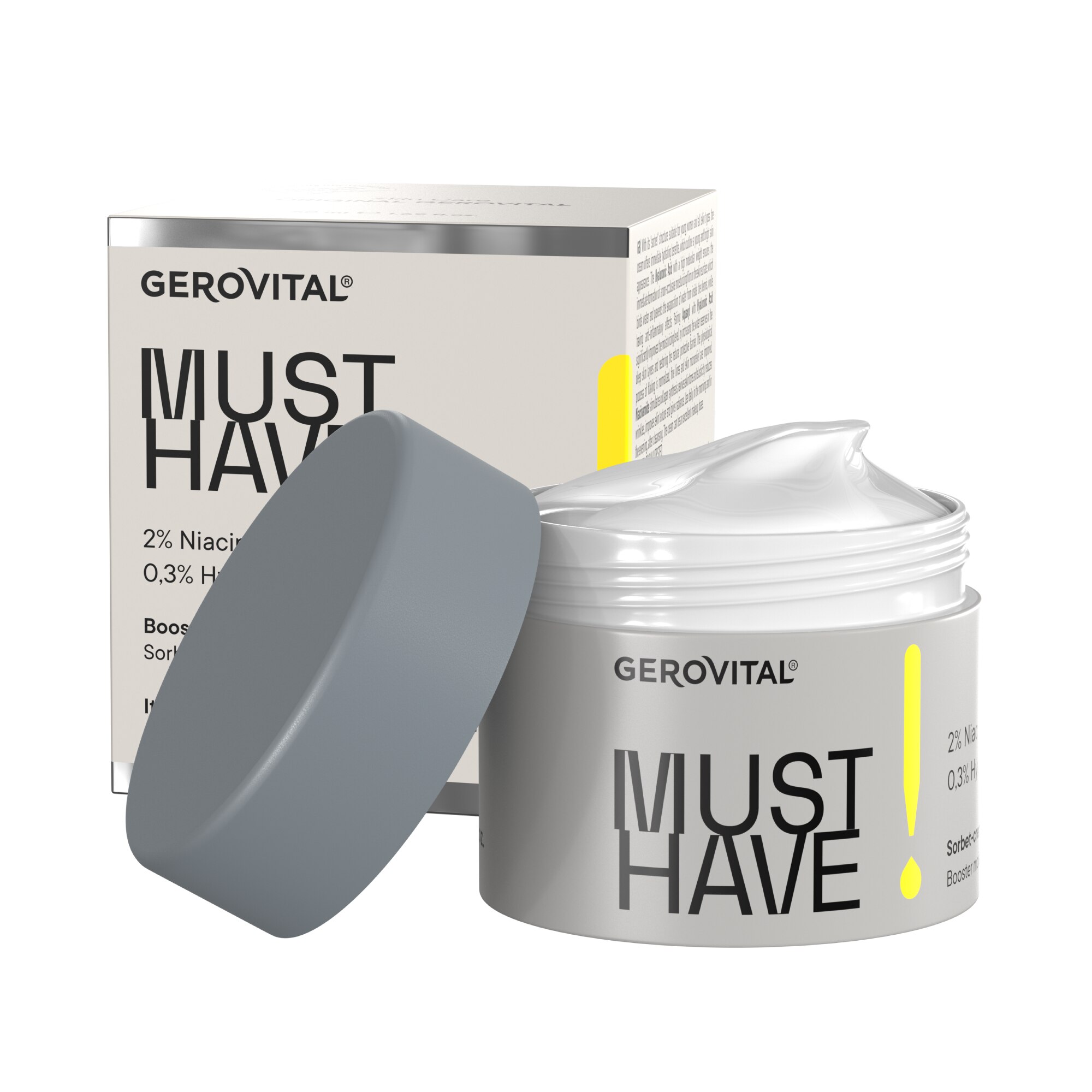 Gerovital Must Have Sorbet hydration booster cream, 50 ml
