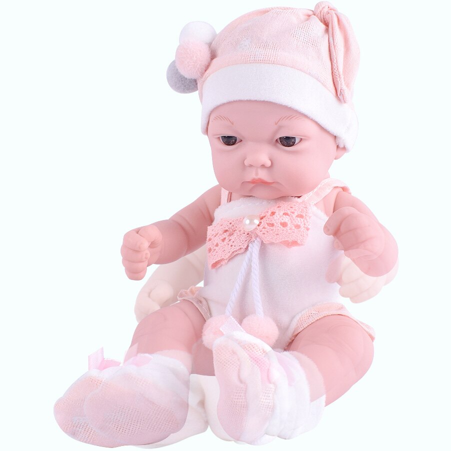 Papusa bebelus Mappy - Baby so lovely, cu cosulet, roz, 25 cm