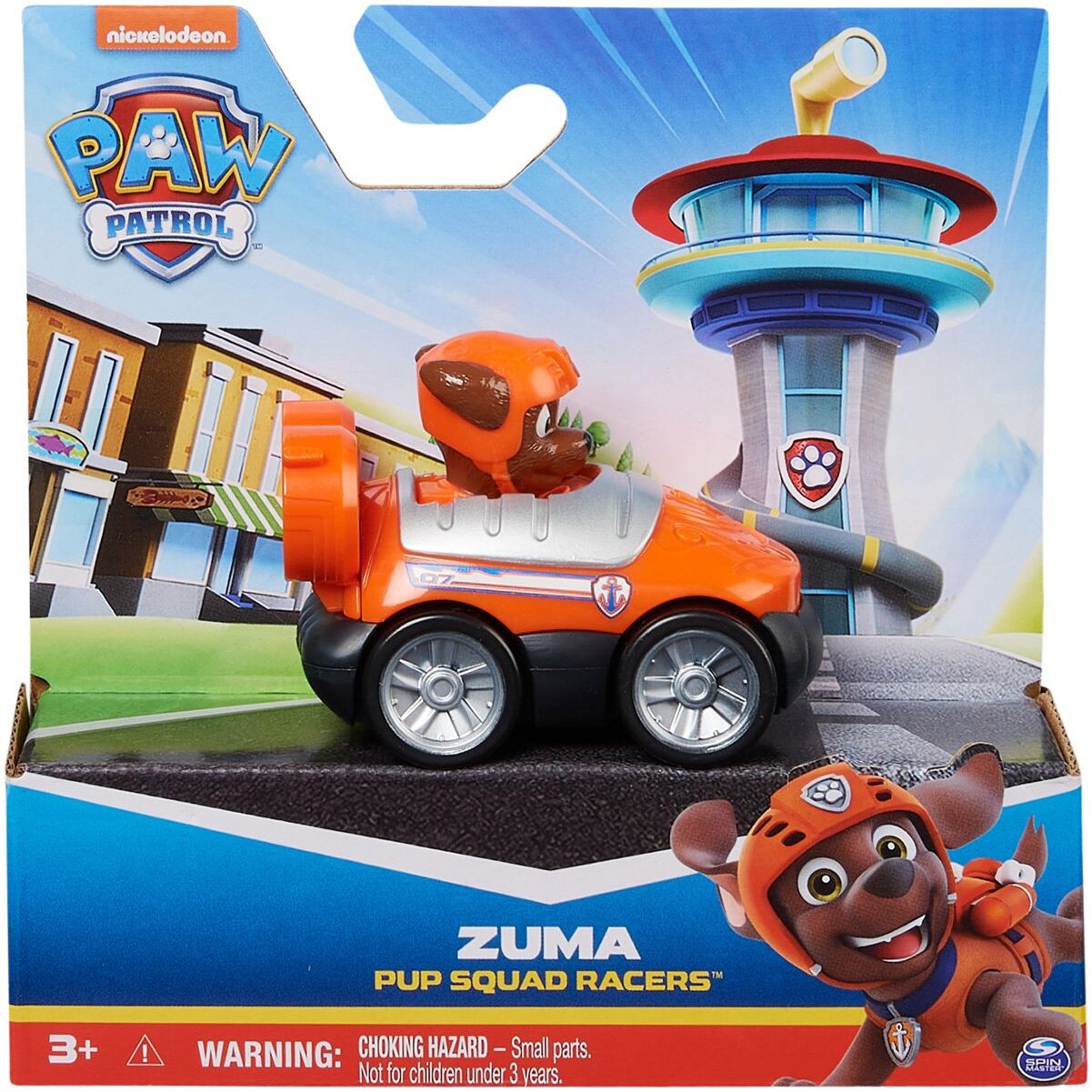 Vehicul cu Figurina Paw Patrol Pup Squad Racers - Zuma