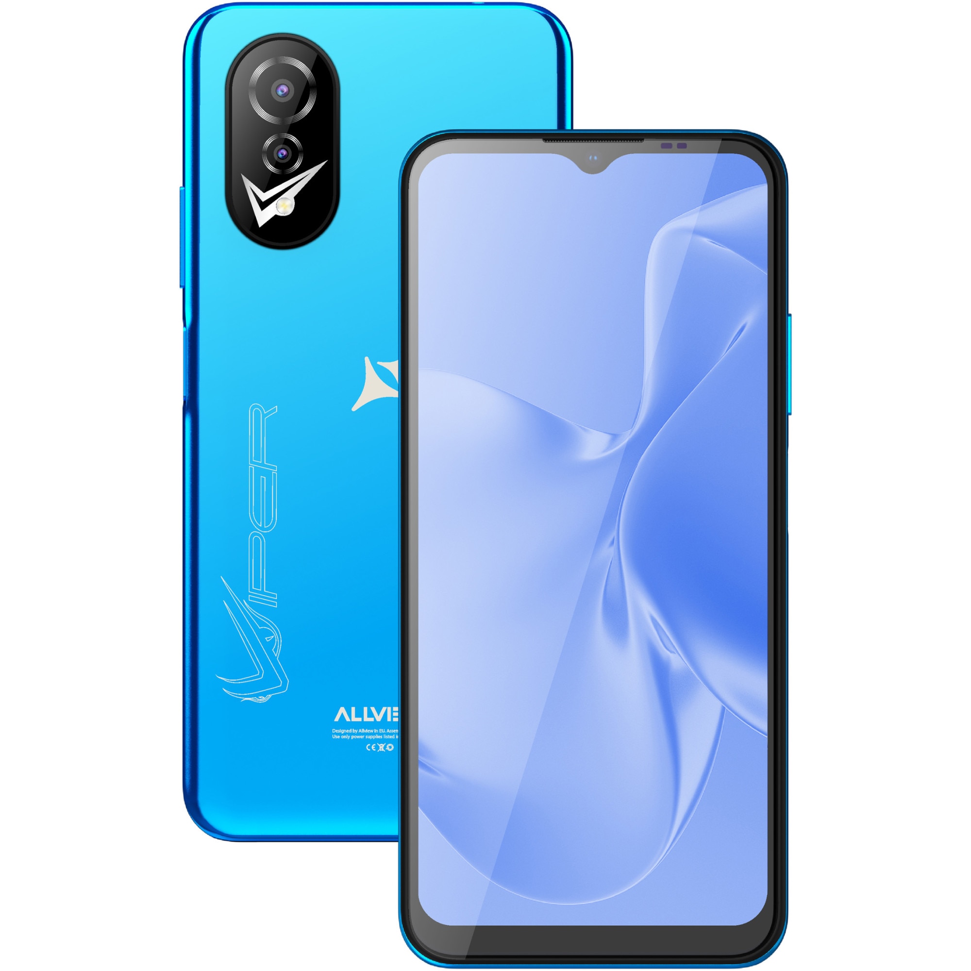 Telefon mobil Allview V10 Viper, 4GB RAM, 64GB, 4G, Metalic Blue