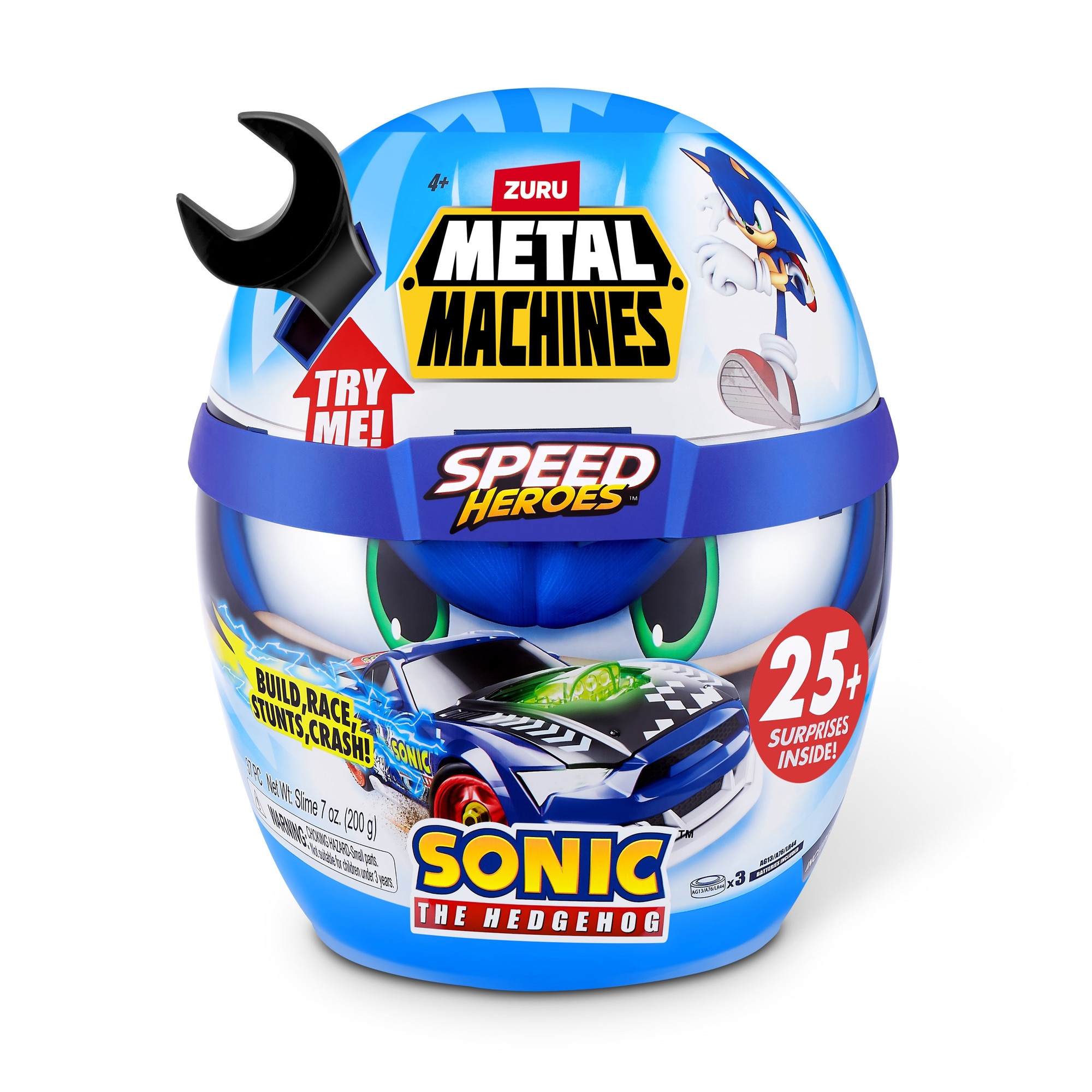 Set constructie masinuta Metal Machines - Sonic