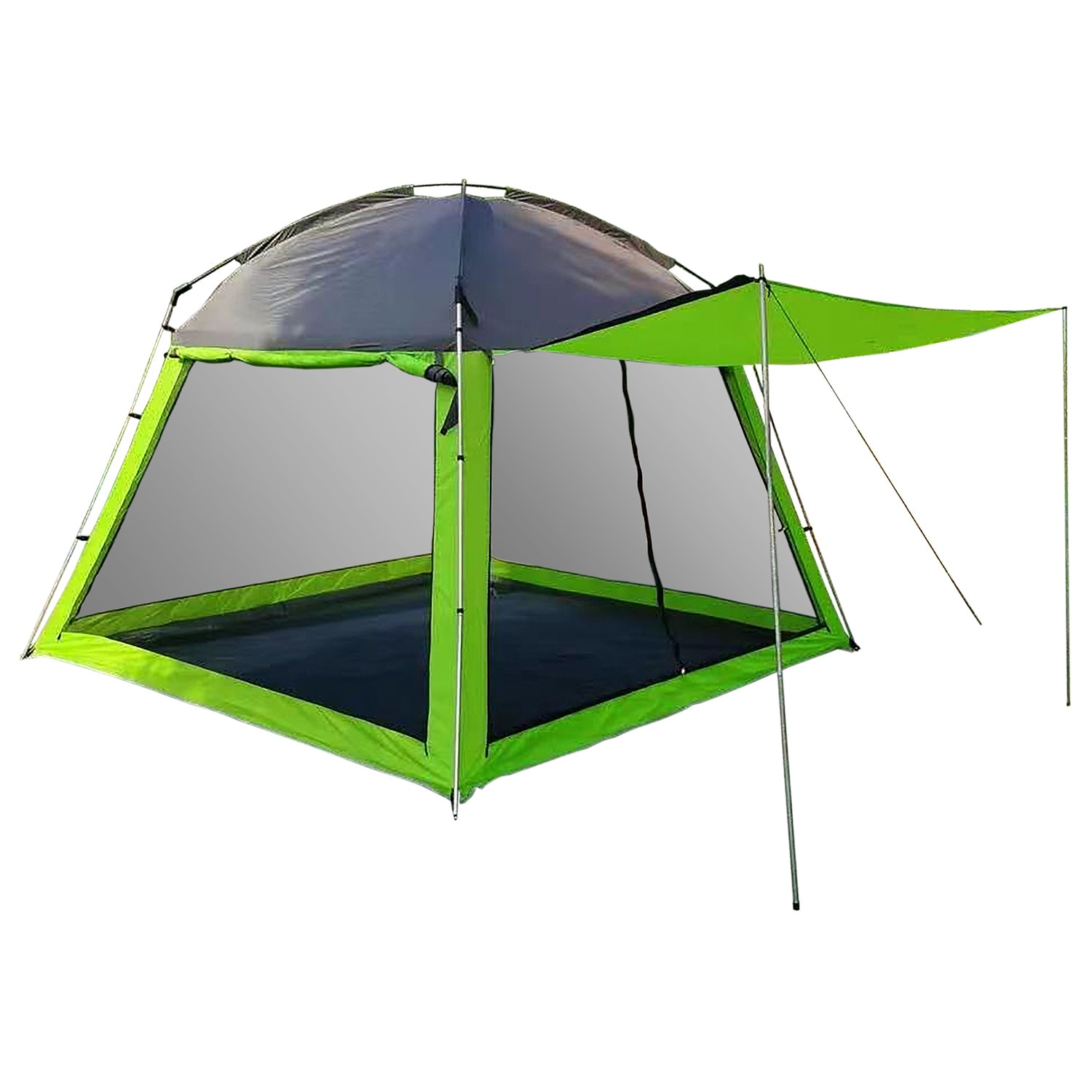 Cort 6 persoane persoane Montana, 300x300x215 cm, verde