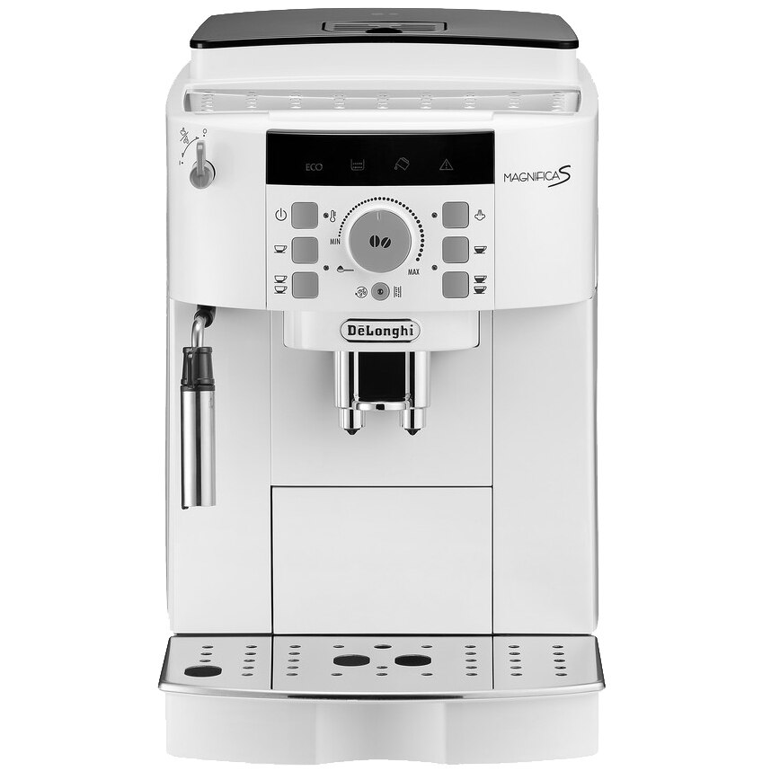 Espressor automat De'Longhi Magnifica S ECAM 22.110.W, 1500W, 5 tipuri de bauturi, 15 bari, rezervor detasabil 1,8L, Alb