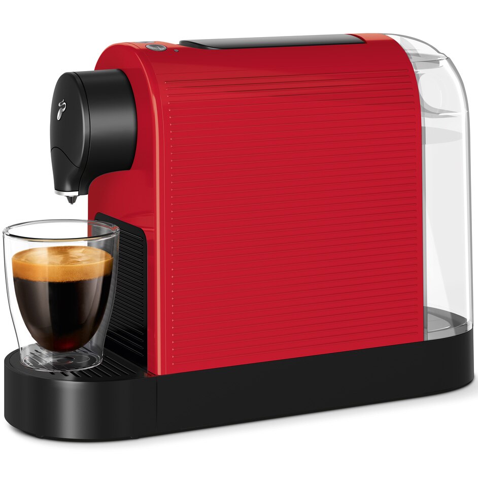 Tchibo Cafissimo Pure Plus 660836 espresso machine, 800 ml, 15 bars, 1250W, capsules, Red