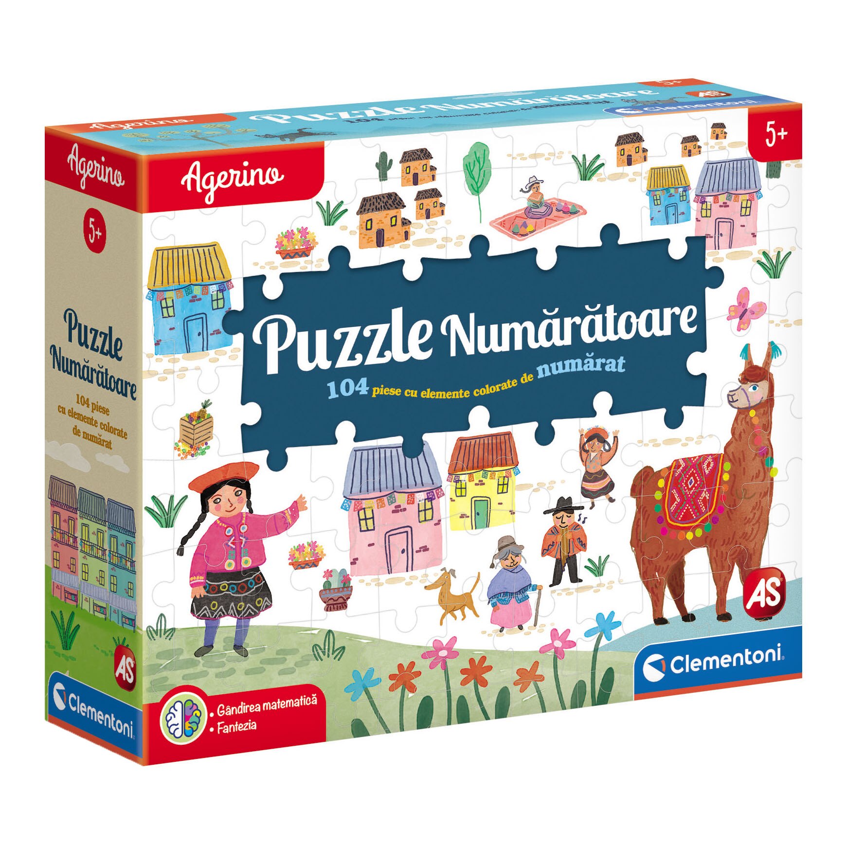 Joc Clementoni Agerino - Puzzle Numaratoare