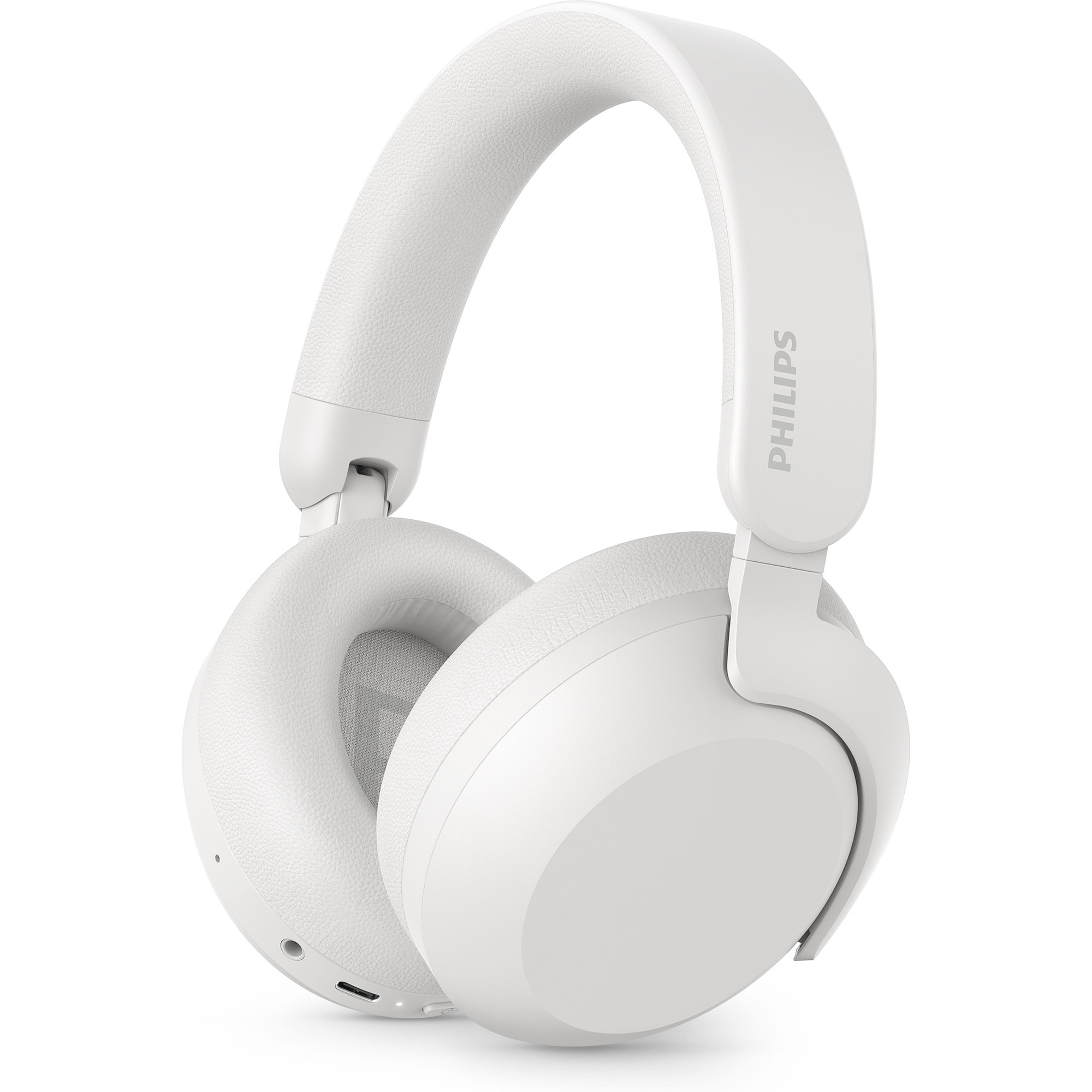 PHILIPS TAH8000EWT/00 Over-Ear Headphones, Bluetooth, Hybrid ANC, 4 Microphones, 50-hour Battery Life, White