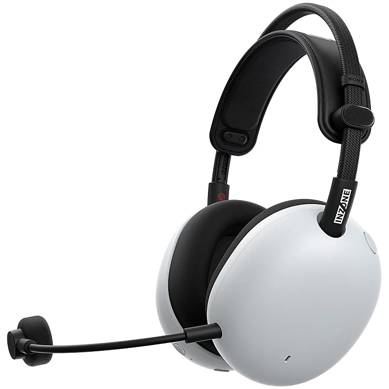 SONY INZONE H9 II WH-G910NW Gaming Headphones, Noise canceling, Wireless, Bluetooth/LE/2.4GHz/Cable, 360 Spatial Sound, AI Noise Reduction Microphone, 30 hours of autonomy, for PC, White