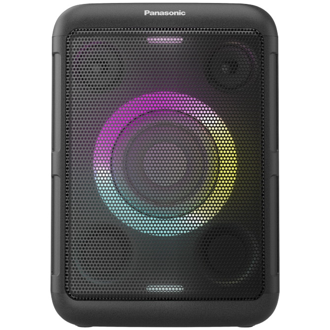 Sistem audio portabil Panasonic SC-BMAX5E-K, 75W, Bluetooth, Multi-point, Autonomie 9 ore, Karaoke, USB, AUX, Negru