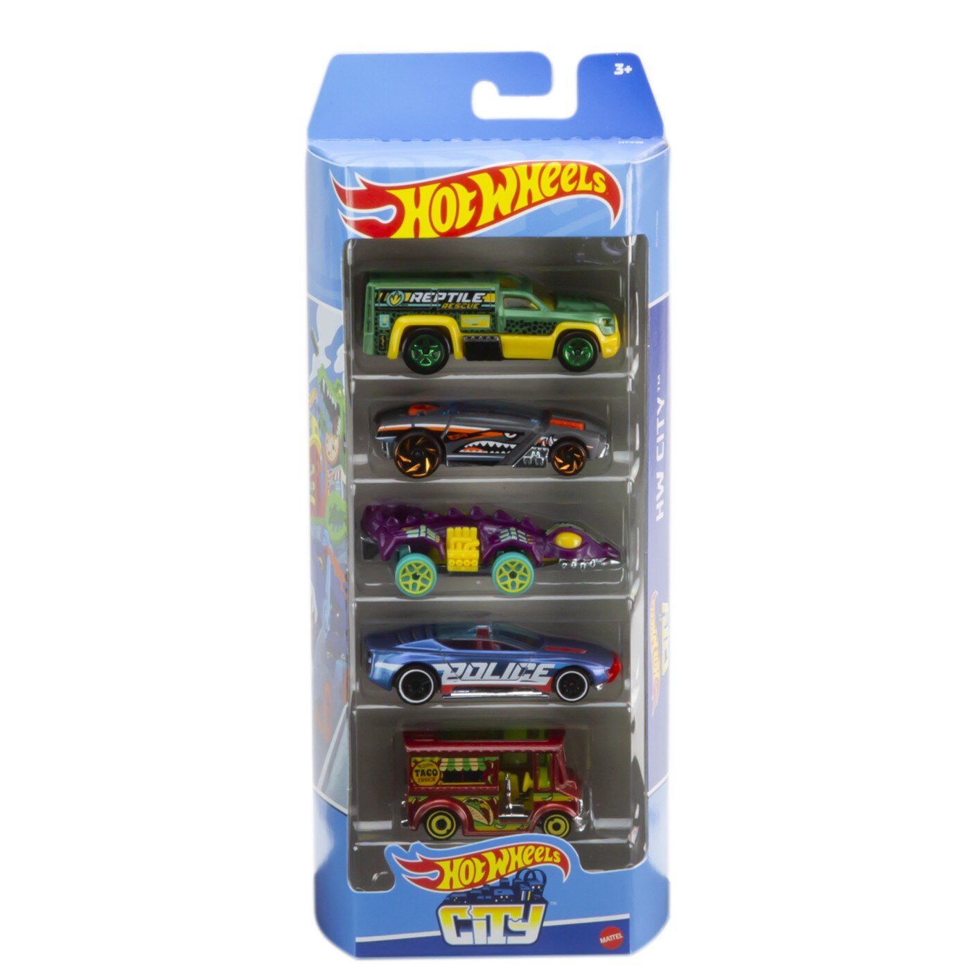 Set 5 masinute Hot Wheels - City
