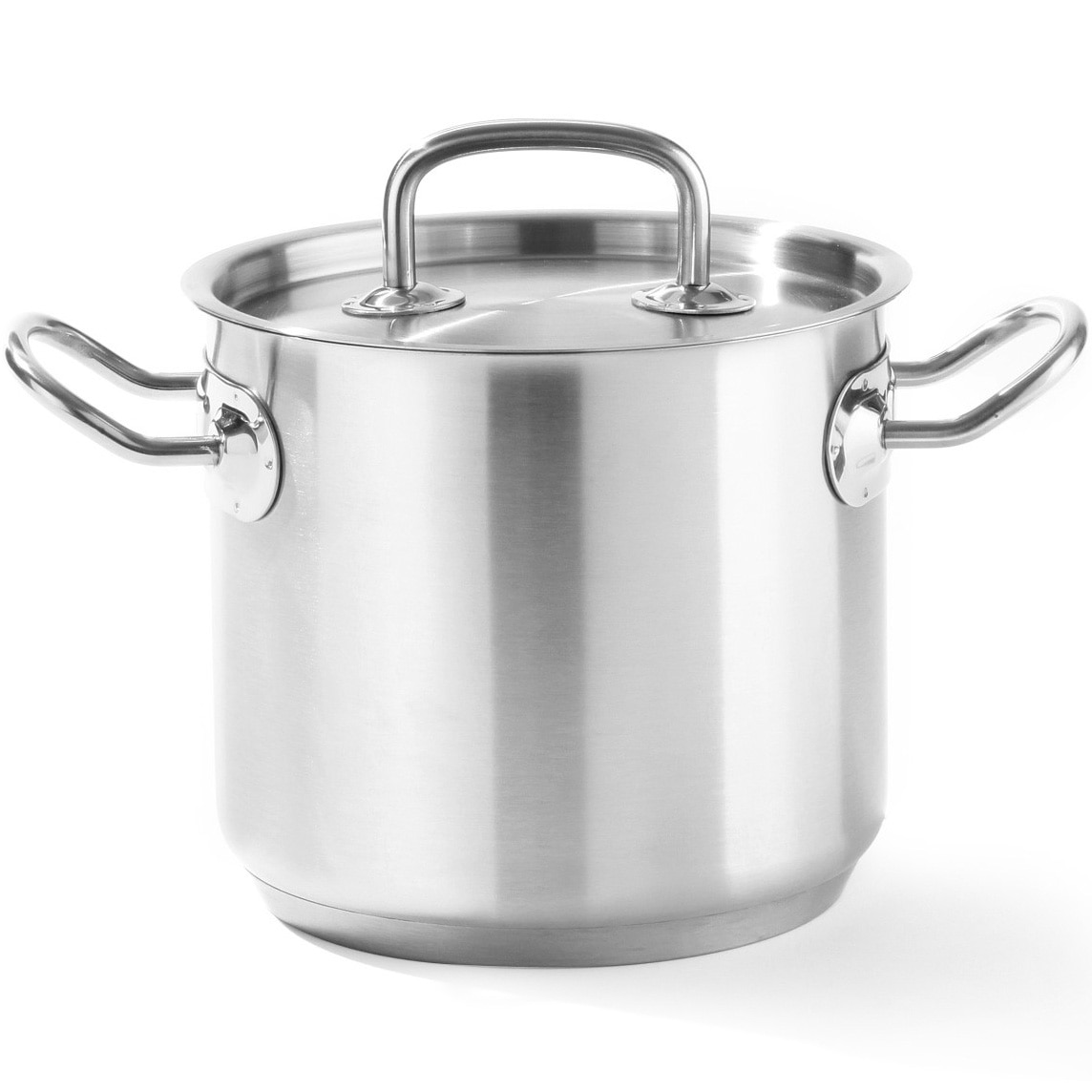 Oala cu capac, 9 lt, 24x(H)20 cm, inox, Hendi Kitchen Line, potrivita si pentru uz profesional