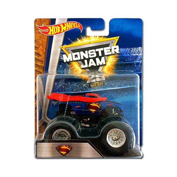 Masinuta Hot Wheels Monster Jam - Superman, scara 1:64