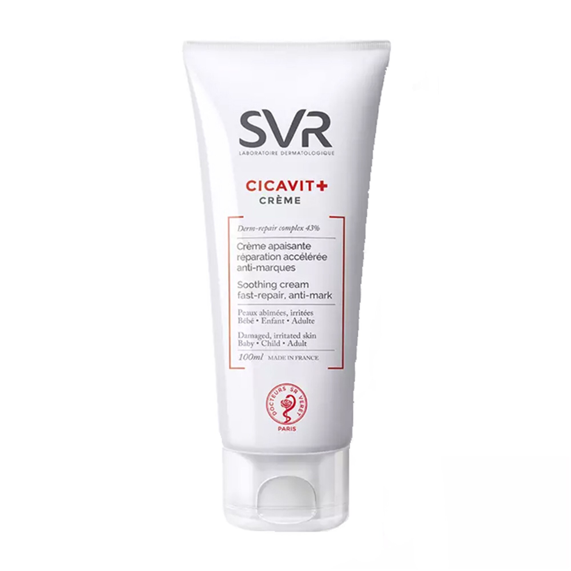 Crema SVR Cicavit+ pentru pielea iritata, 100 ml