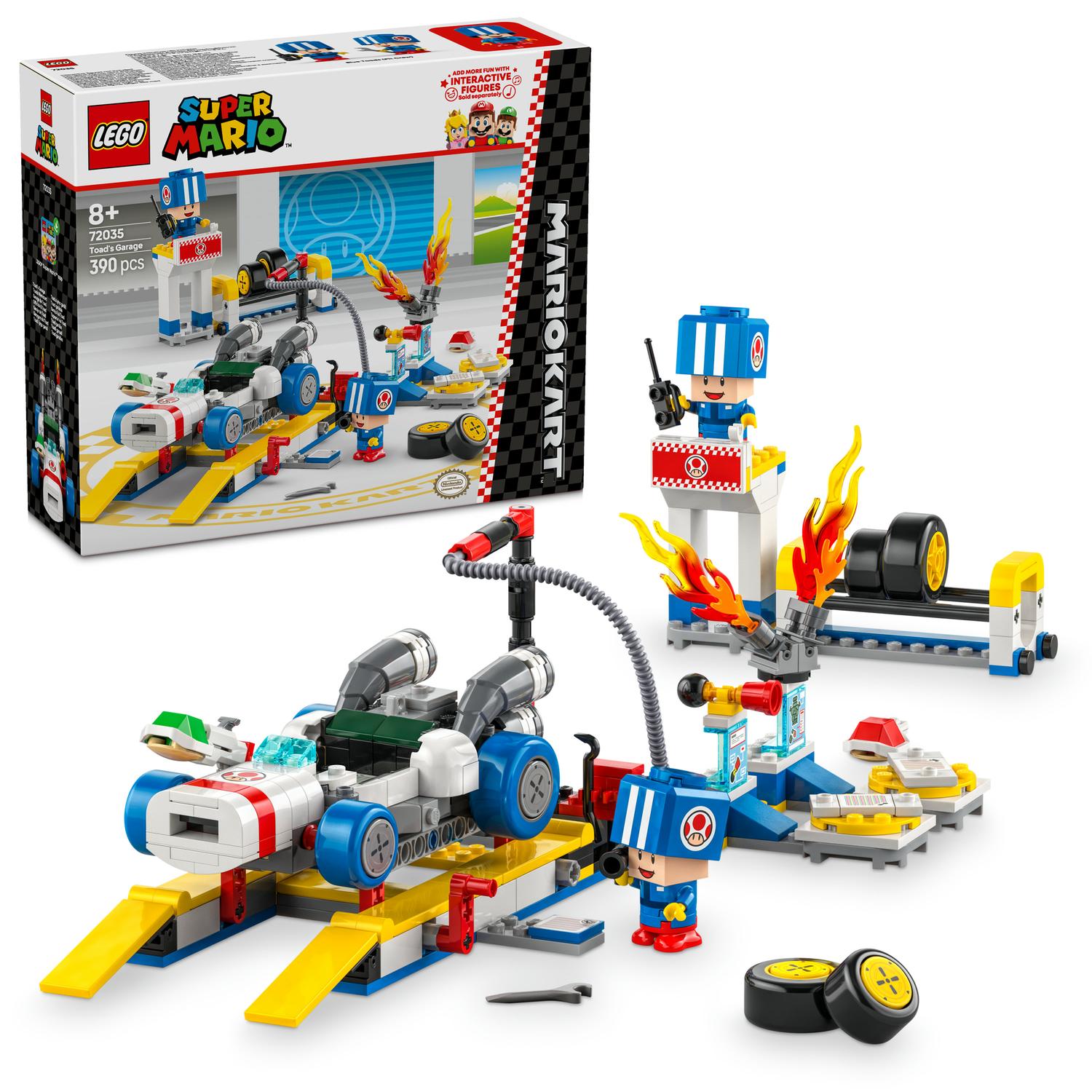 LEGO® Super Mario™ - Mario Kart™ – Toad's Garage 72035, 390 pieces