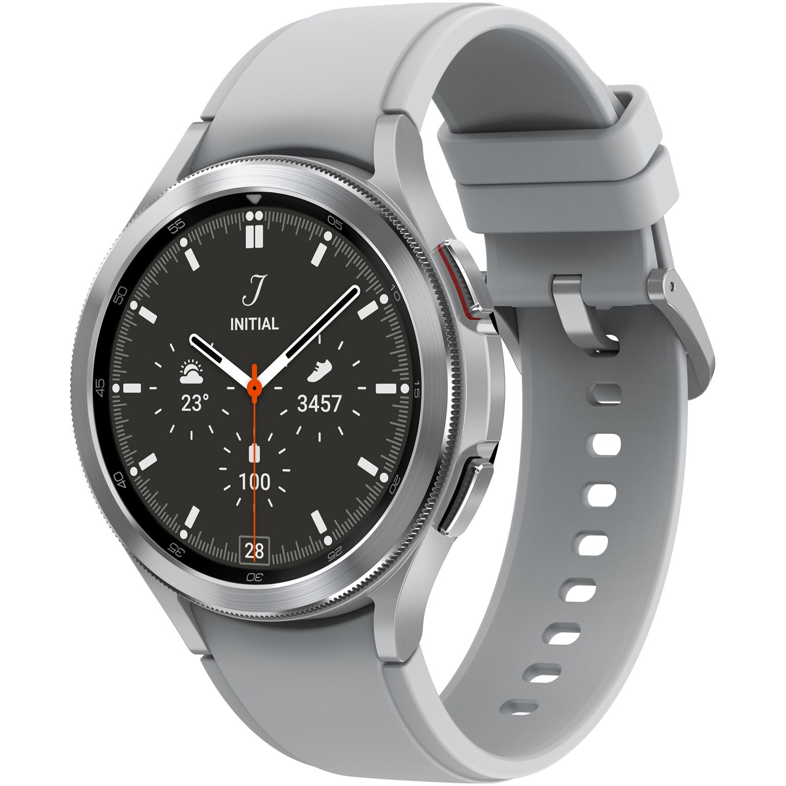 Samsung Galaxy Watch4 smartwatch, 46mm, BT, Classic, SILVER