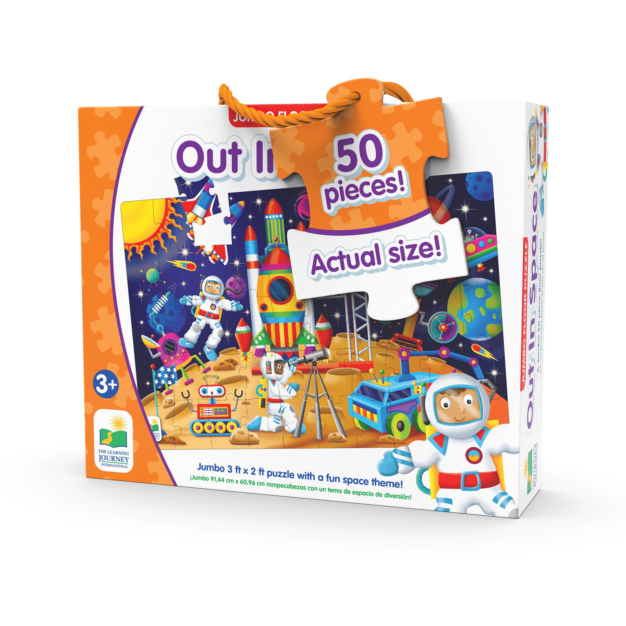 Puzzle The Learning Journey - Jumbo Floor, In spatiu, 50 piese