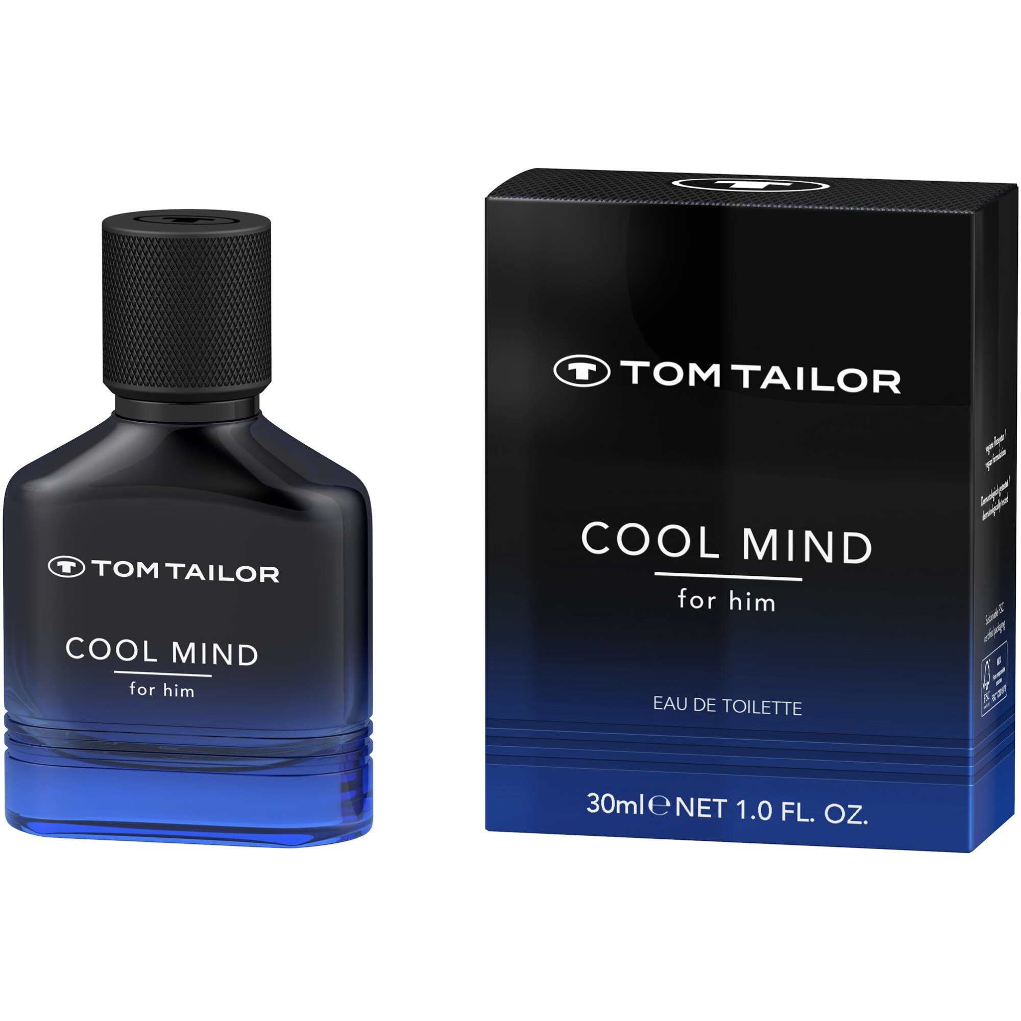 Cool Mind eau de toilette, Tom Tailor, 30 ml