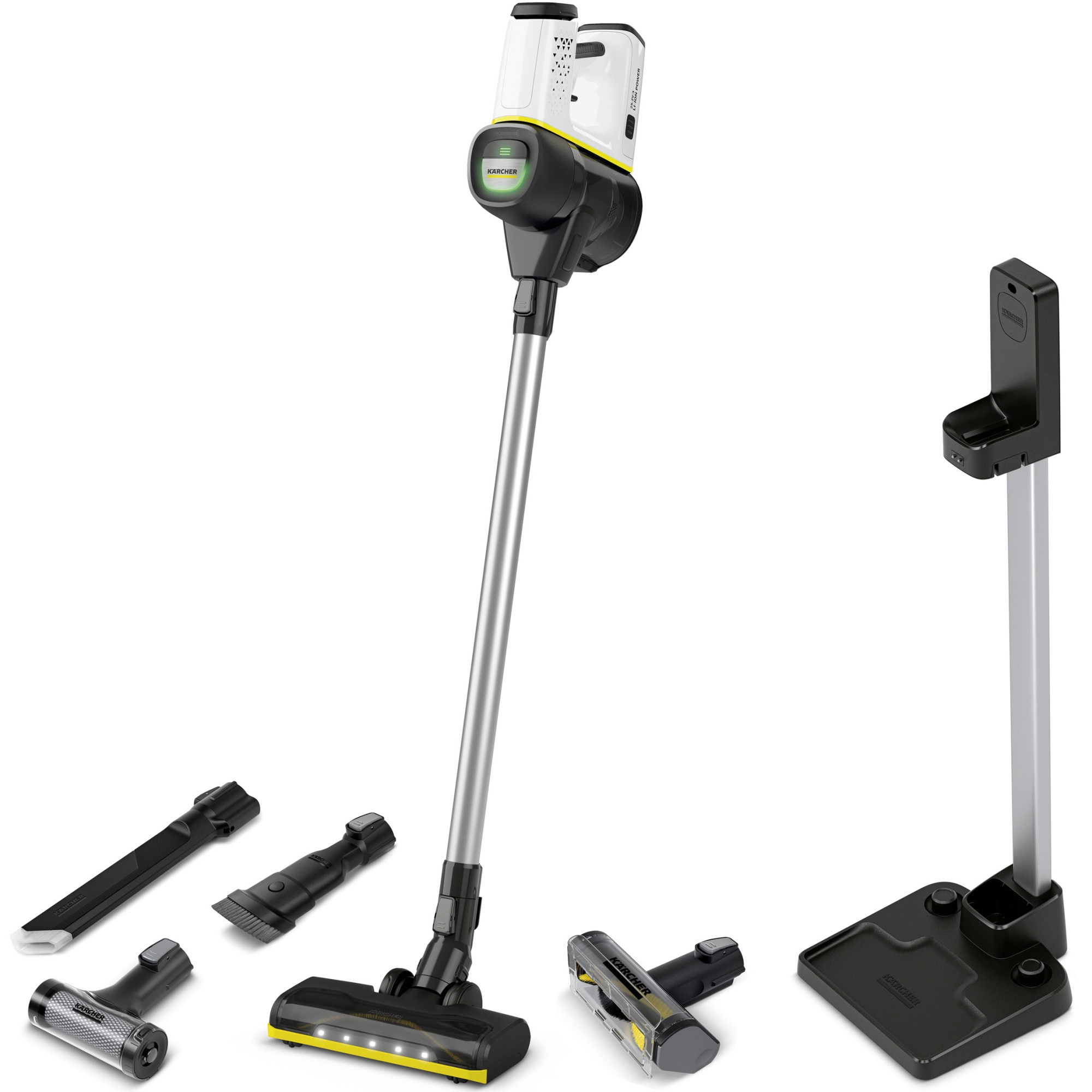 Aspirator vertical Karcher VC 6 Cordless OurFamily Extra, 250W, 2 viteze, 25,2V, autonomie 50min.