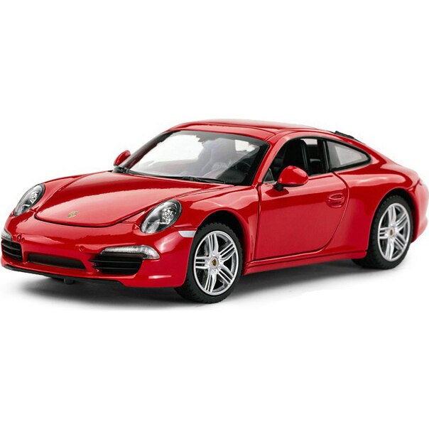 Masinuta diecast Rastar - Porsche 911, rosu, 1:24