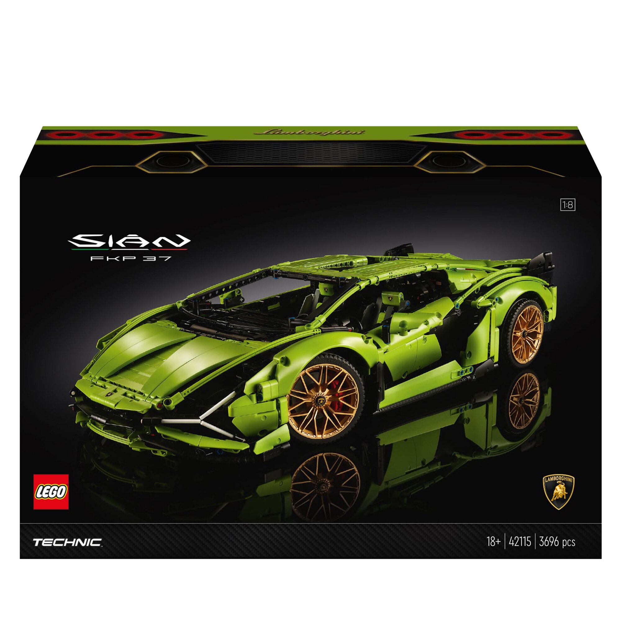 LEGO® Technic - Lamborghini Sian FKP 37 42115, 3696 piese