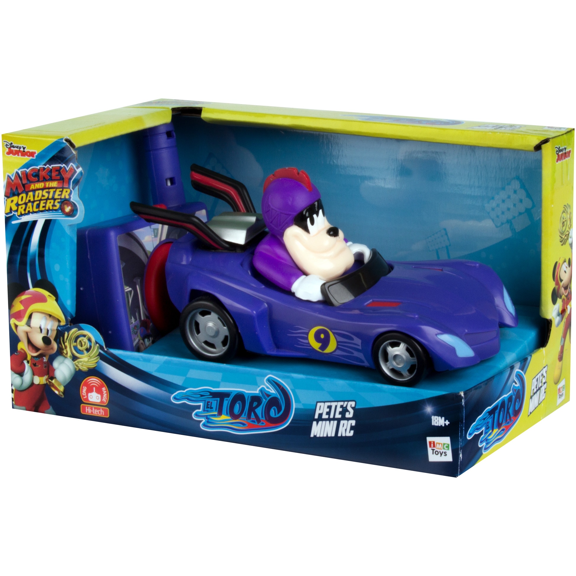 Masinuta Disney RC Roadster Racers - Pete, El Toro