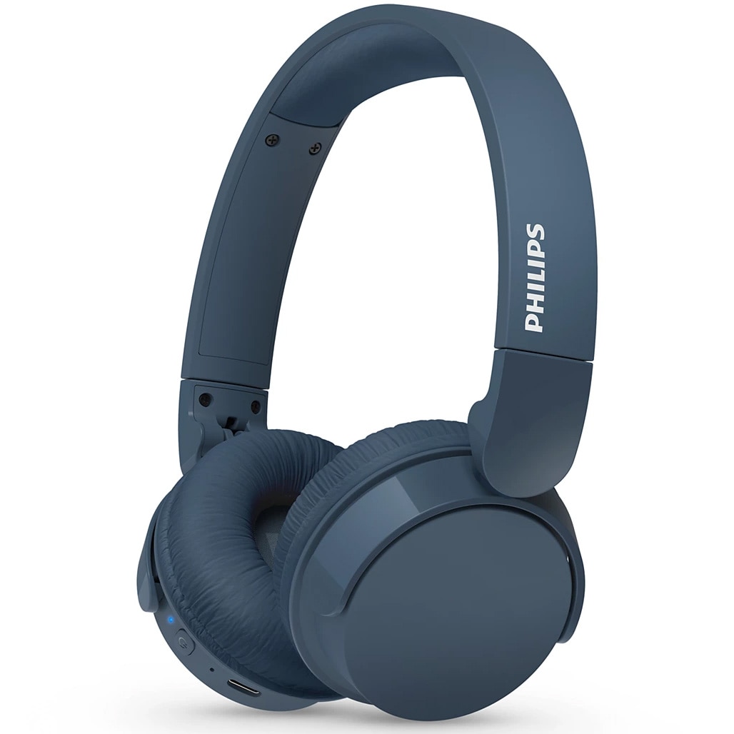 Philips TAH4209BL/00 On-Ear Headphones, Wireless, Bluetooth, Mic, 55hr Battery, Blue