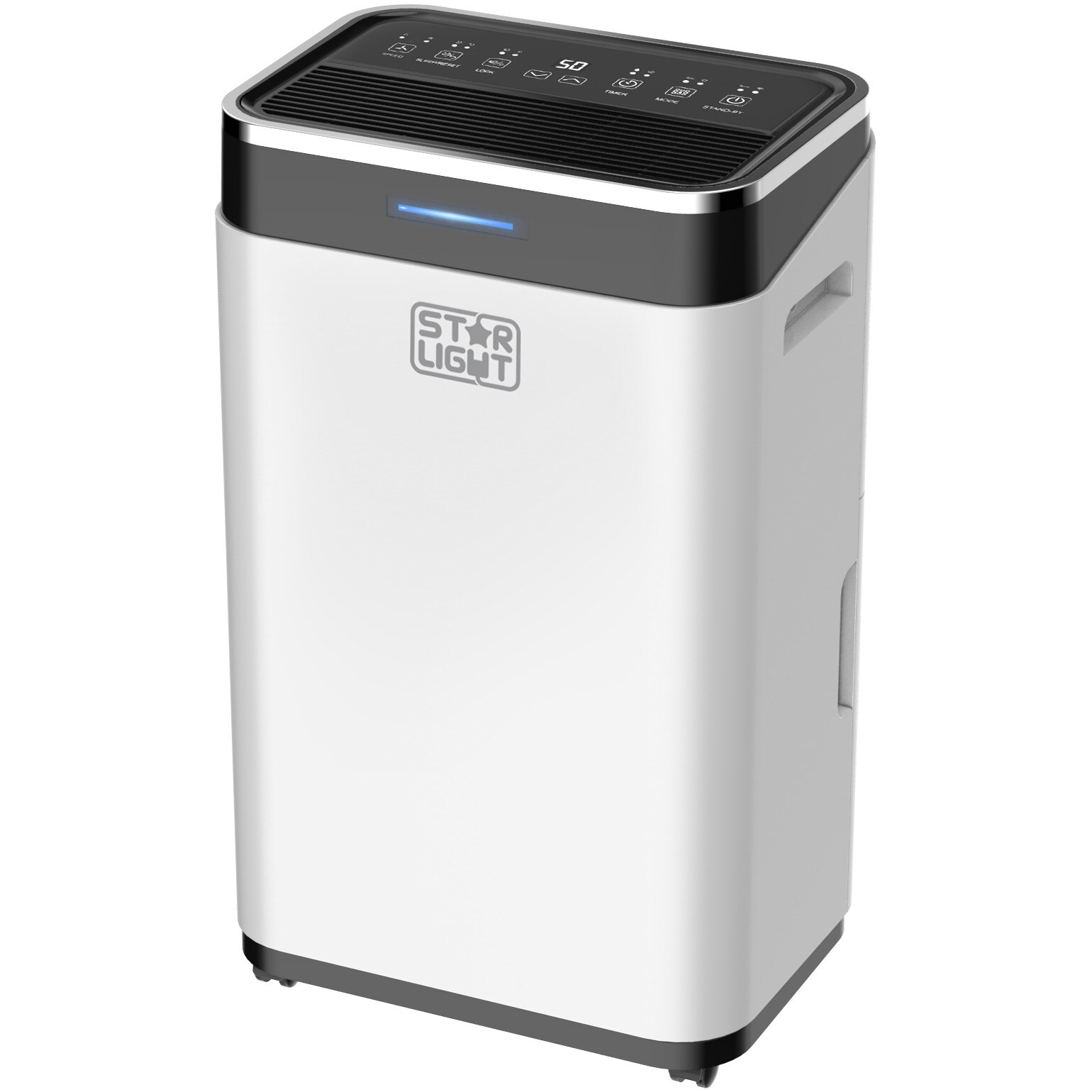 Star-Light DHO-1625W Dehumidifier, 16L/24h, 180 m³/hour, 6.5L Tank, LED Display, Touch Control, Child-lock, Clothes Drying Function, Anti-Frost, Timer, White