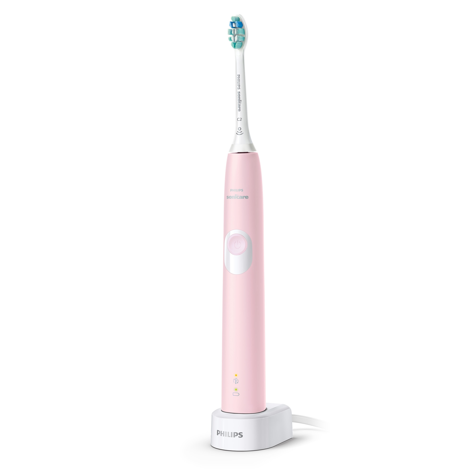 Philips Sonicare ProtectiveClean HX6806/04 toothbrush: 62000 movements/min, 1 mode, pressure sensor, pastel pink.