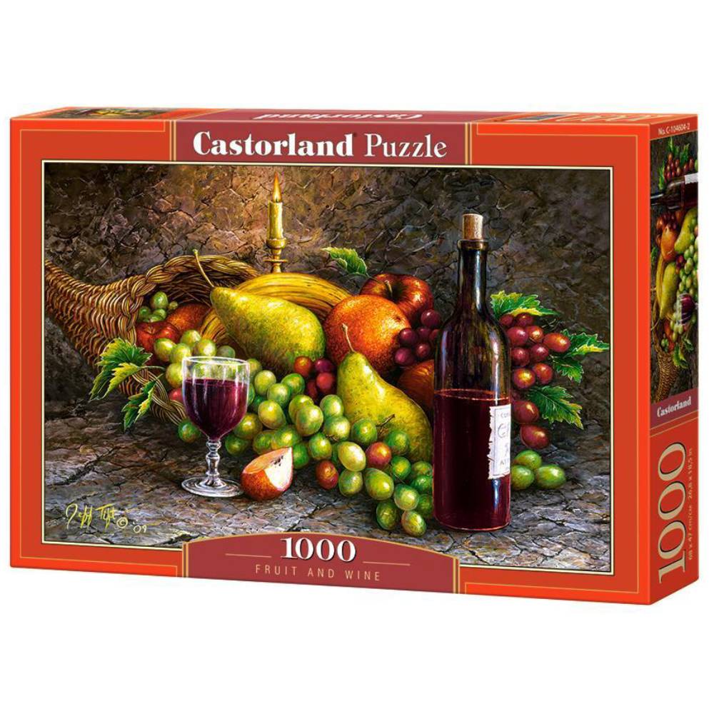 Puzzle Castorland, Fruit and Wine, 1000 piese