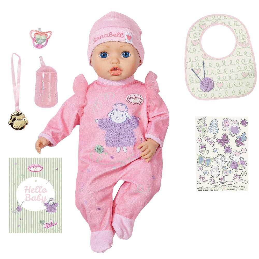 Papusa interactiva Zapf Baby Annabell, 43 cm