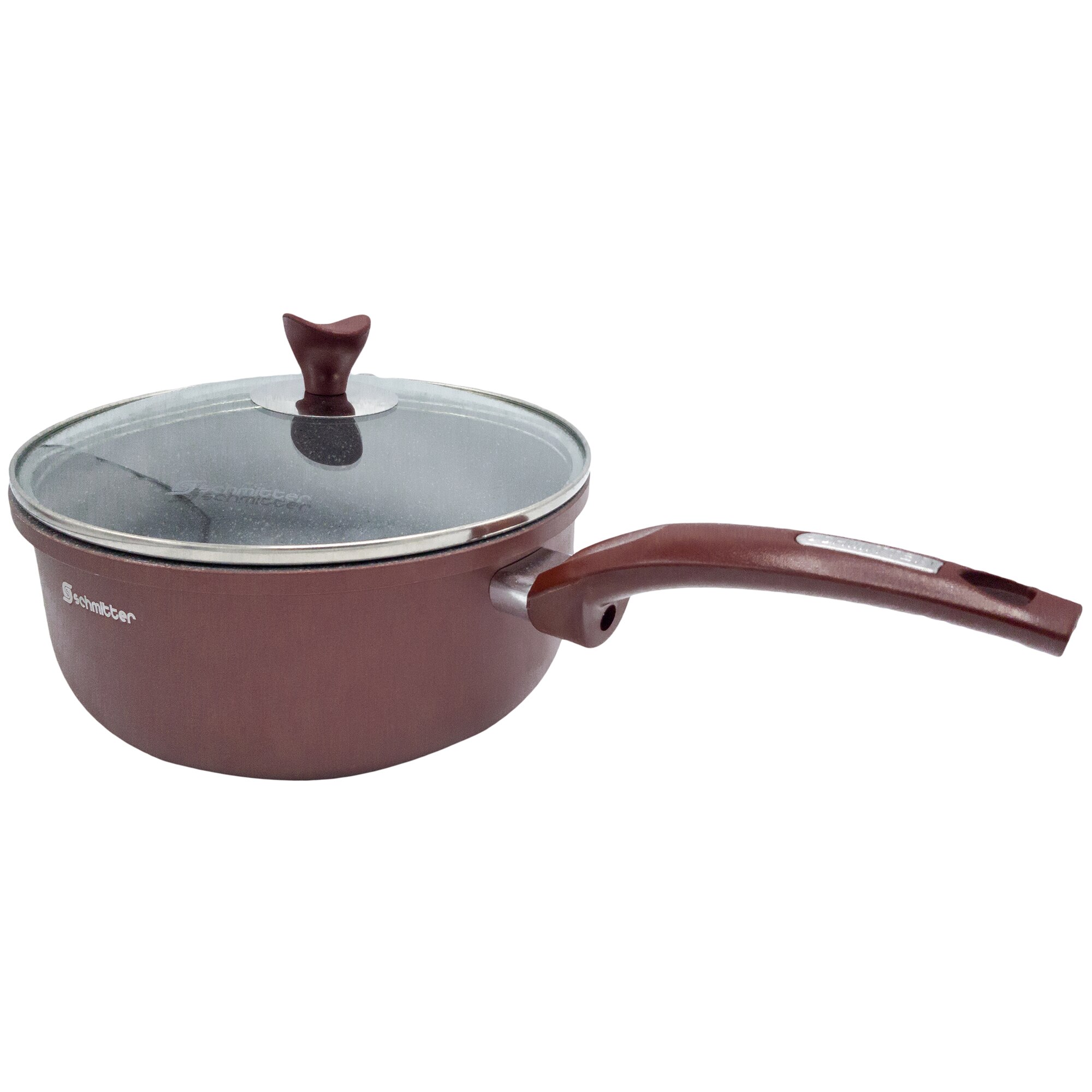 Cratita ceramica Schmitter cu coada, aluminiu turnat, 16 cm, 1.5L