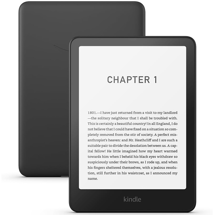 eBook Reader Amazon Kindle Paperwhite 2024, 16 GB, 7" Display, Wi-Fi, USB-C, Black