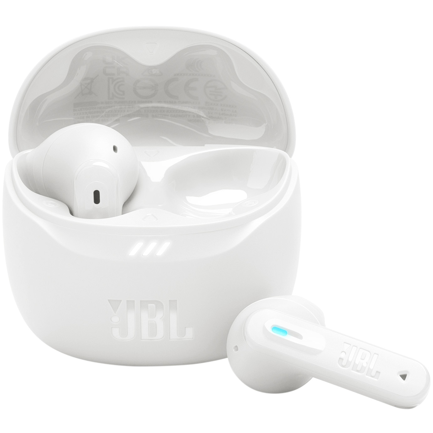 In-Ear Headphones JBL Tune Flex 2, True Wireless, Bluetooth, ANC, Autonomy 48 hours, IP54, Spatial Sound, Multi-point, White