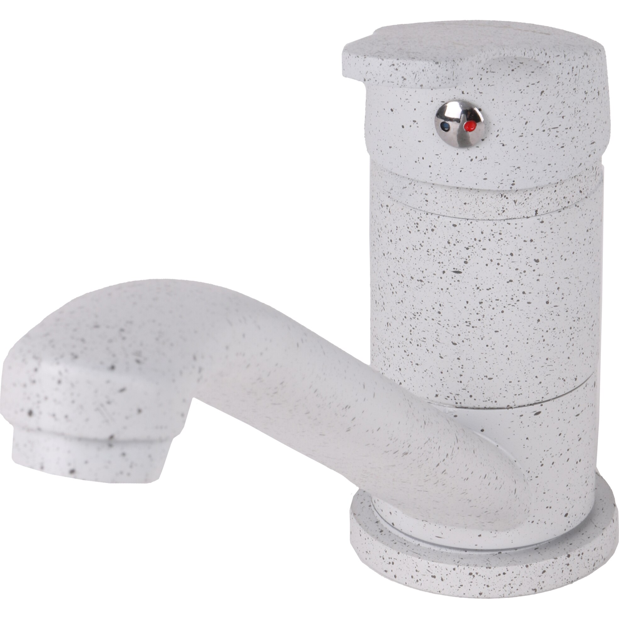 Baterie bucatarie SanDonna F 1066, cu aerator, cartus ceramic, Alama, Gri