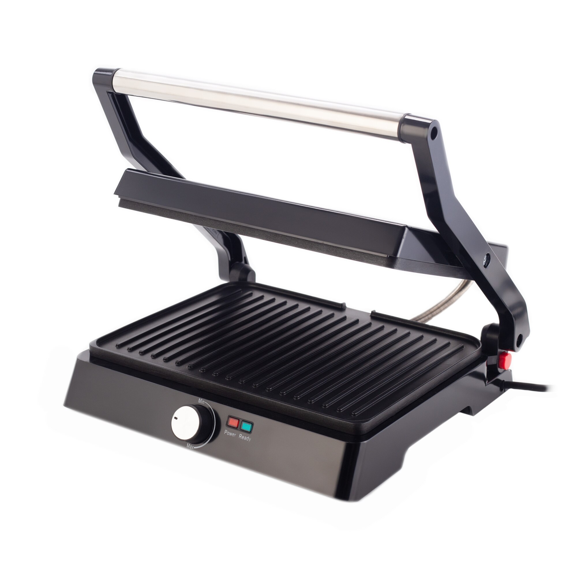 Daewoo DG2500B electric grill, 2400 W, non-stick plates, cooking surface 29x23 cm, thermostat, black