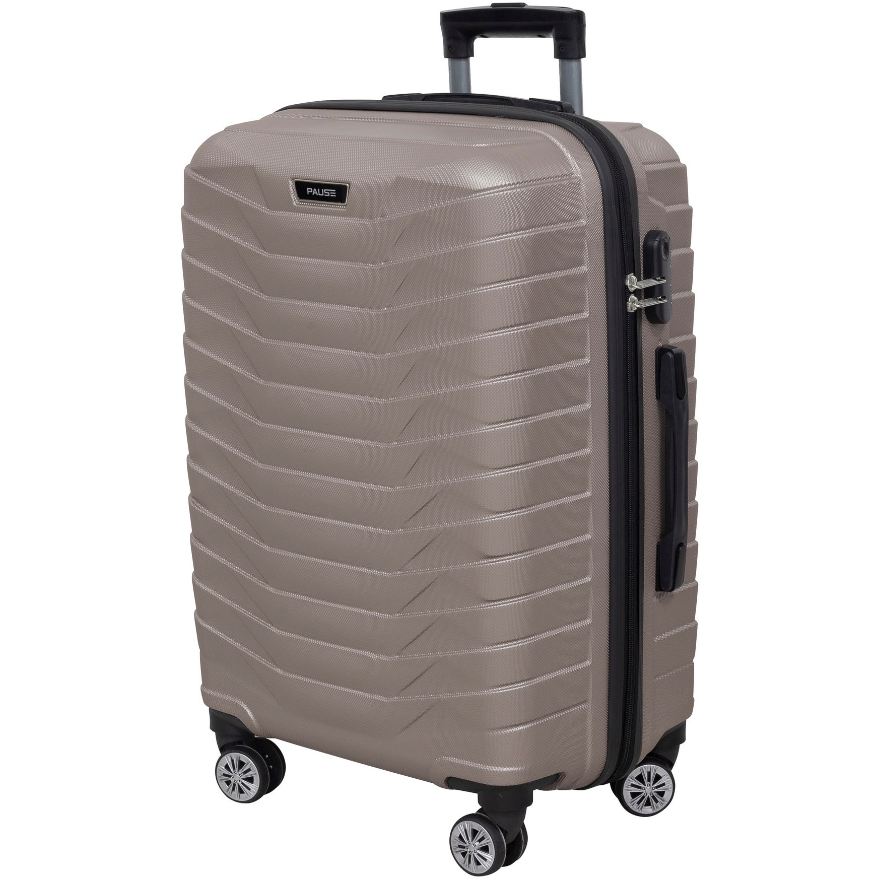 Troler Pause Valiz 317 Big Size, Auriu, 75 x 50 x 35