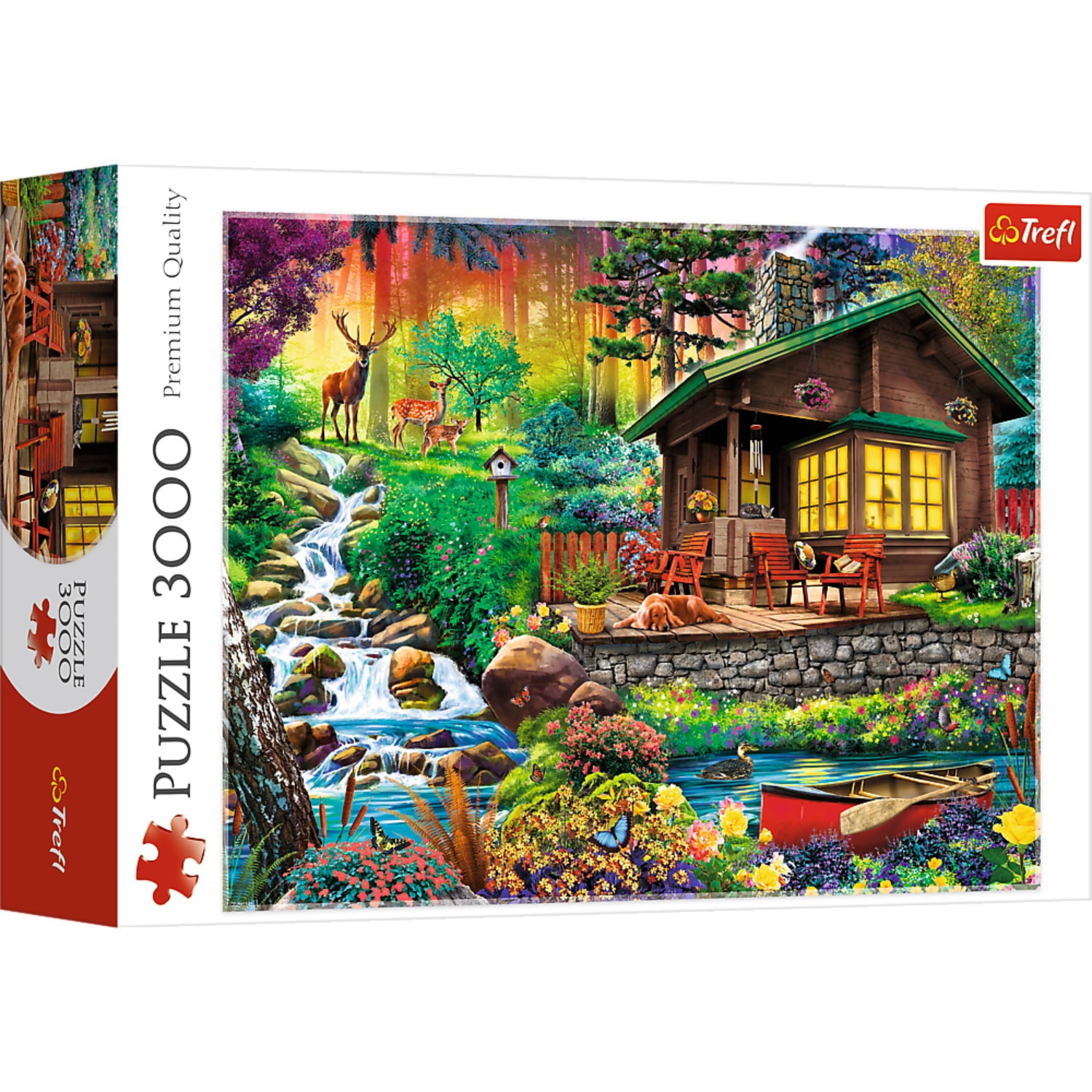 Trefl Puzzle, Cabin in the Forest, 3000 pieces