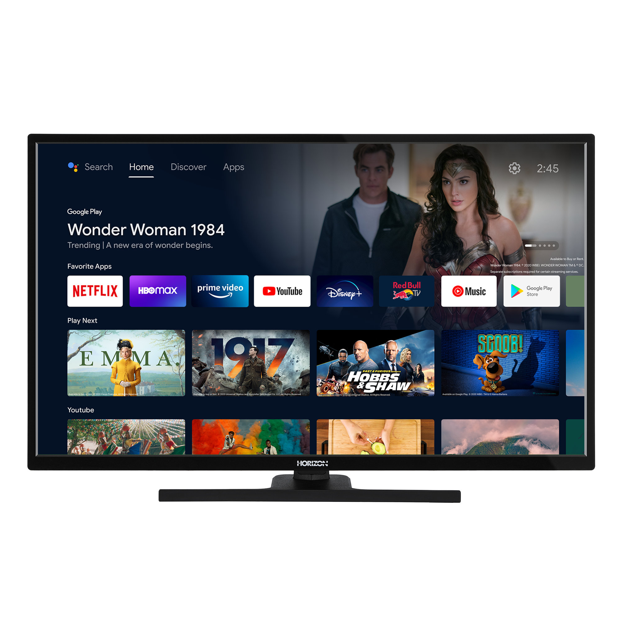 Televizon Horizon LED 32HL7390H/C, 80 cm, Smart Android, HD, Clasa F