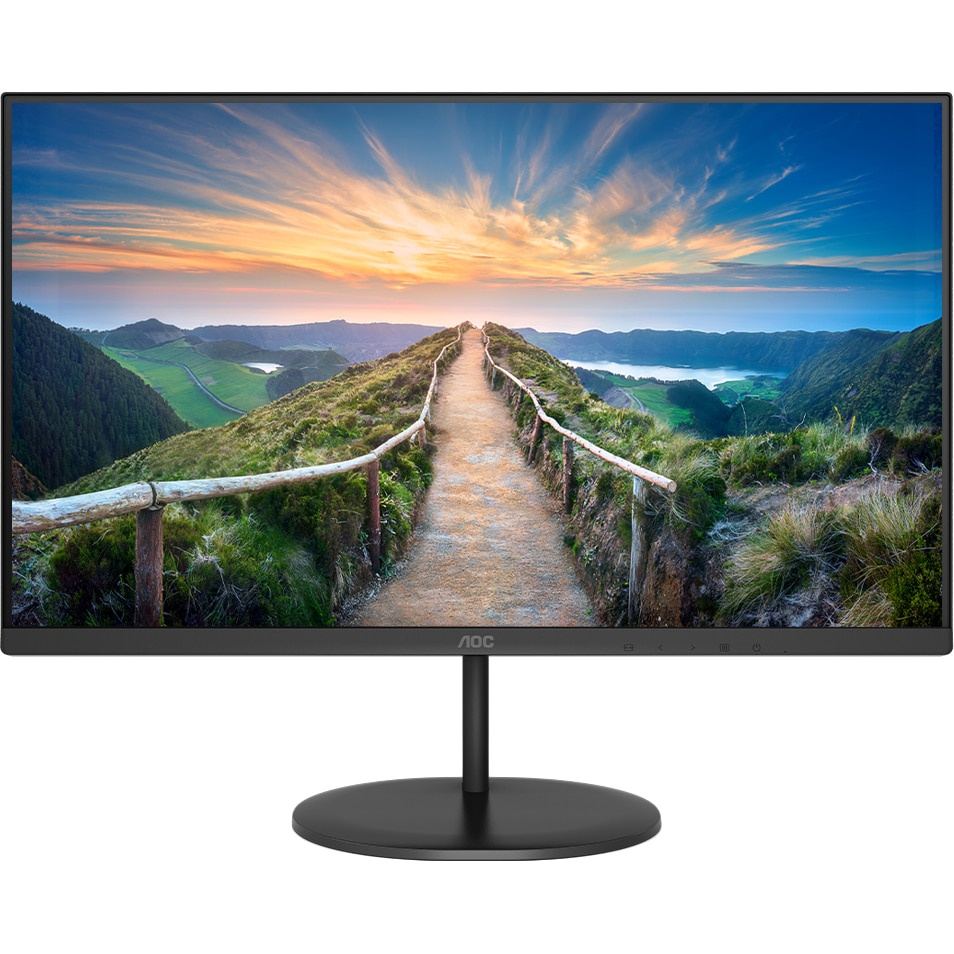 Monitor LED IPS AOC 23.8", WQHD, Displayport, Vesa, Negru