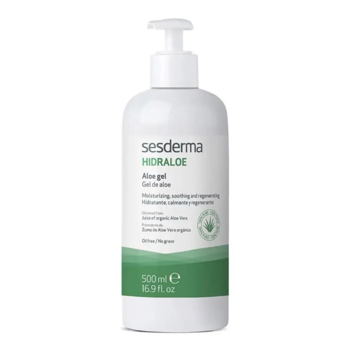 SESDERMA HIDRALOE Gel: intense hydration, soothes and regenerates sensitive skin, 500ml