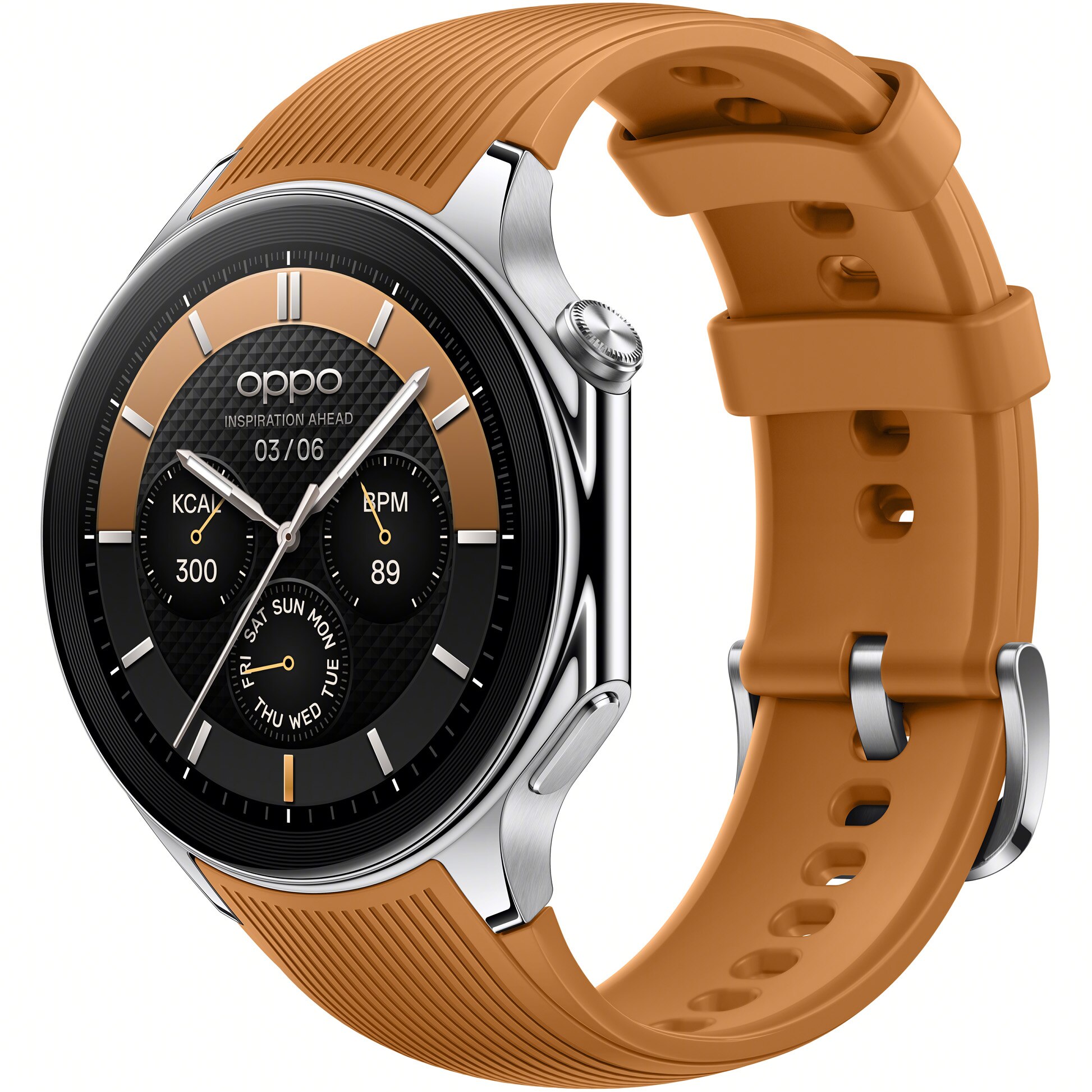 Smartwatch OPPO Watch X, compatible with Android, Mars Brown