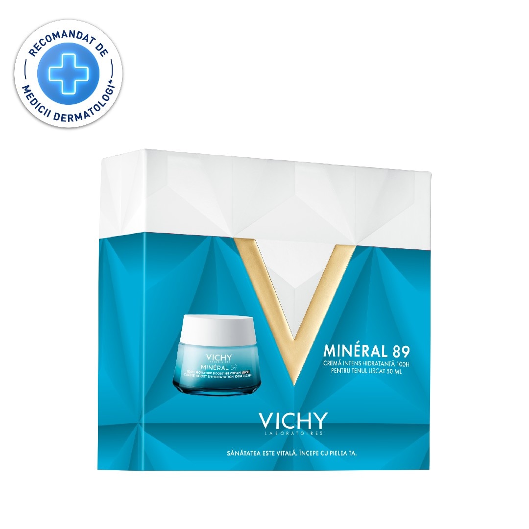 Vichy Mineral 89 Rich Cream Kit for Dry Skin