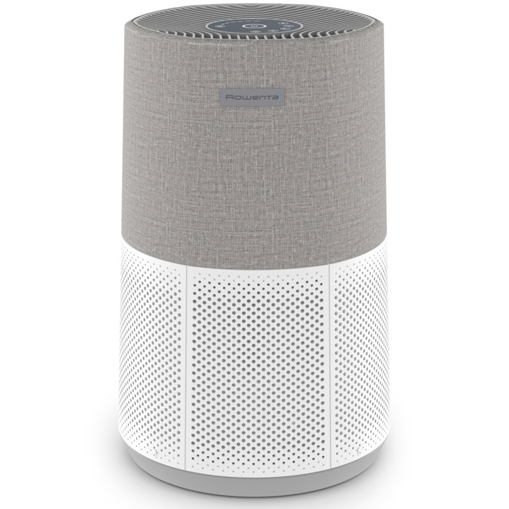 Rowenta Pure Air City PU2840F0 purifier, 3 filtration stages, 23 W, Auto function, air quality indicator, white &amp; gray