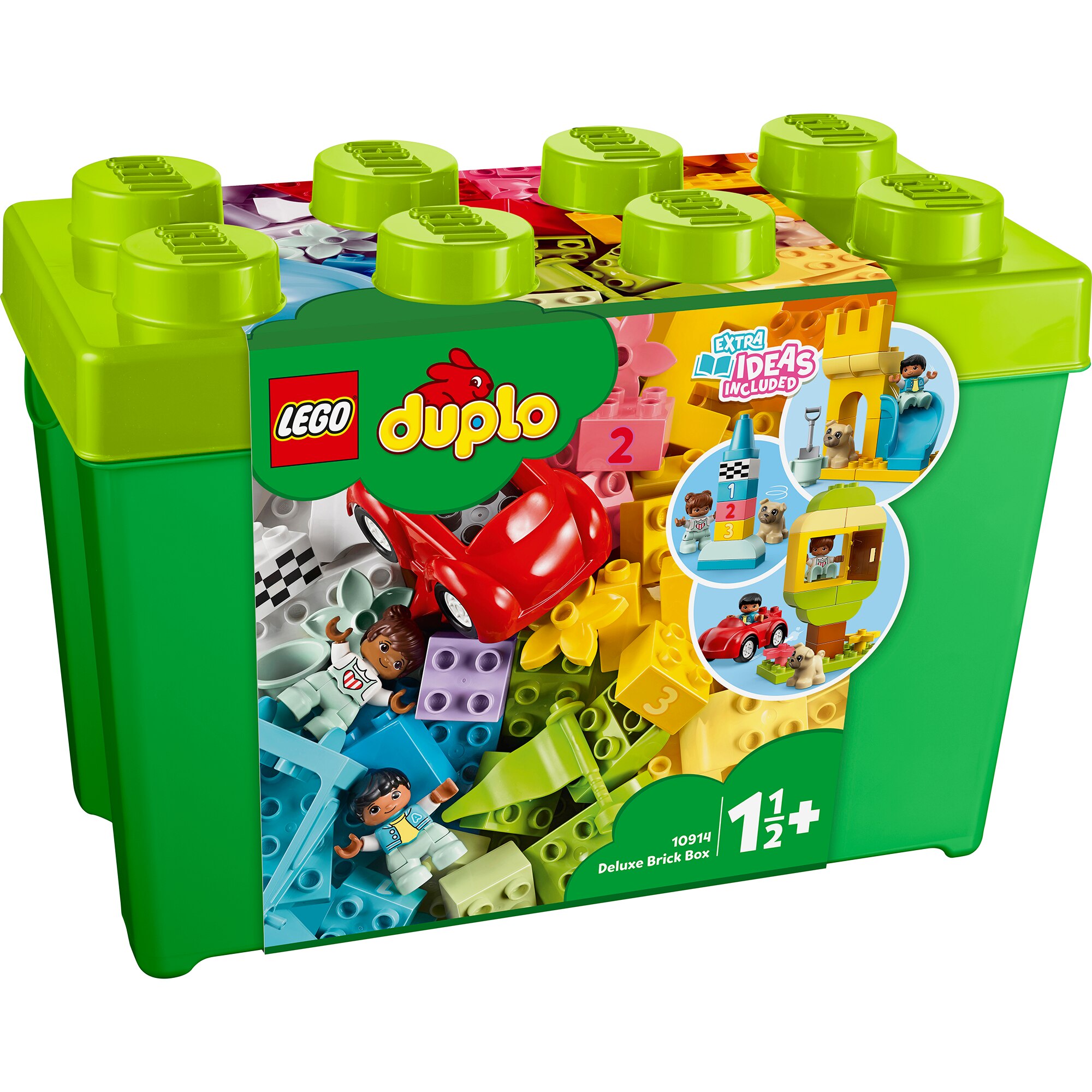LEGO® DUPLO - Cutie Deluxe in forma de caramida 10914, 85 piese
